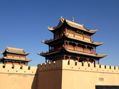 嘉峪關(guān)古代城墻缺陷遠(yuǎn)距離非接觸檢測